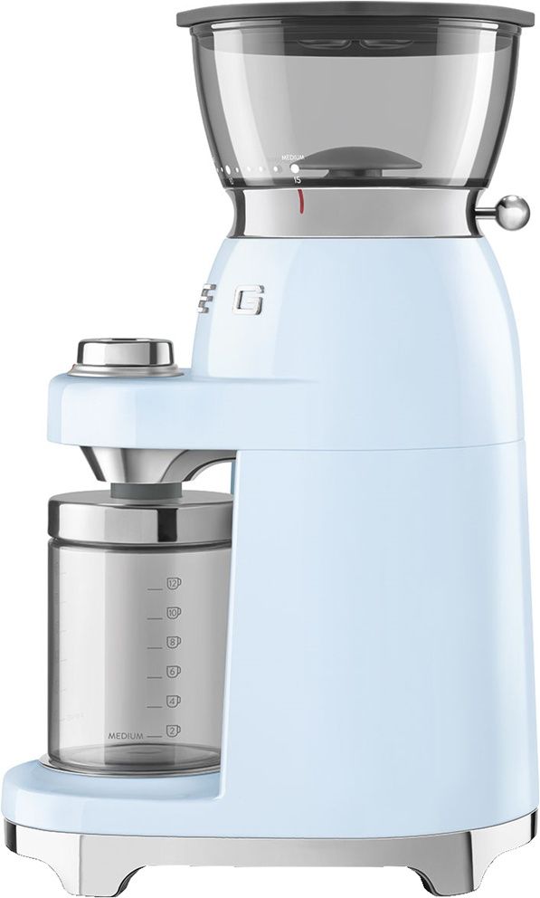 Кофемолка Smeg CGF03PBEU, пастельный голубой