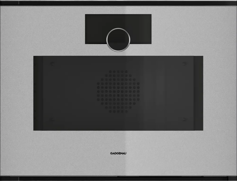 Духовой шкаф электрический с СВЧ Gaggenau GM251130, серебристый