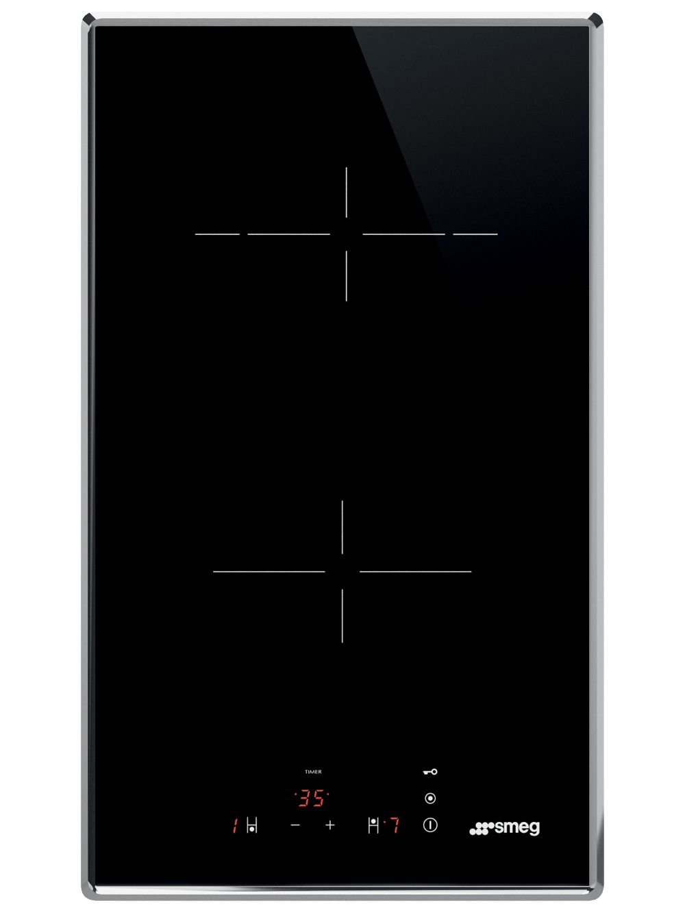 Варочная панель индукционная Smeg SE232TX2, черный