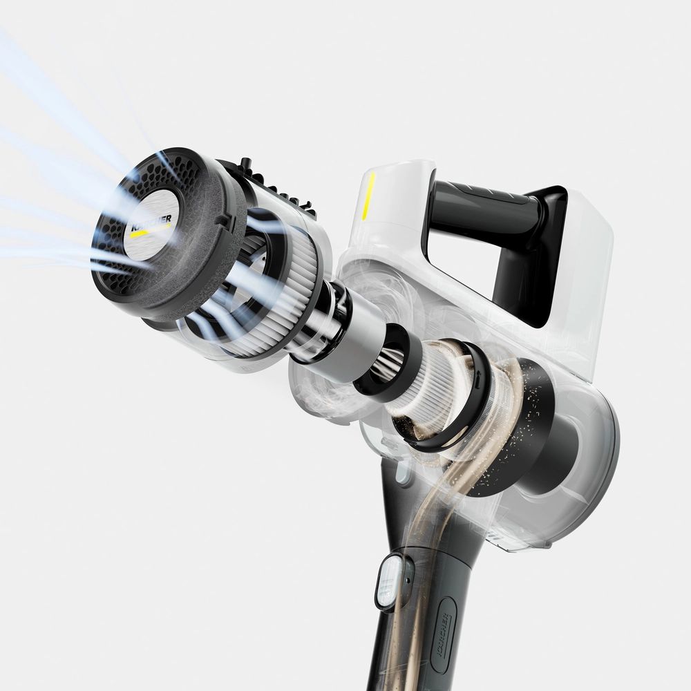 Пылесос вертикальный Karcher VCS 3 Nano Complete (1.198-930.0), белый/черный