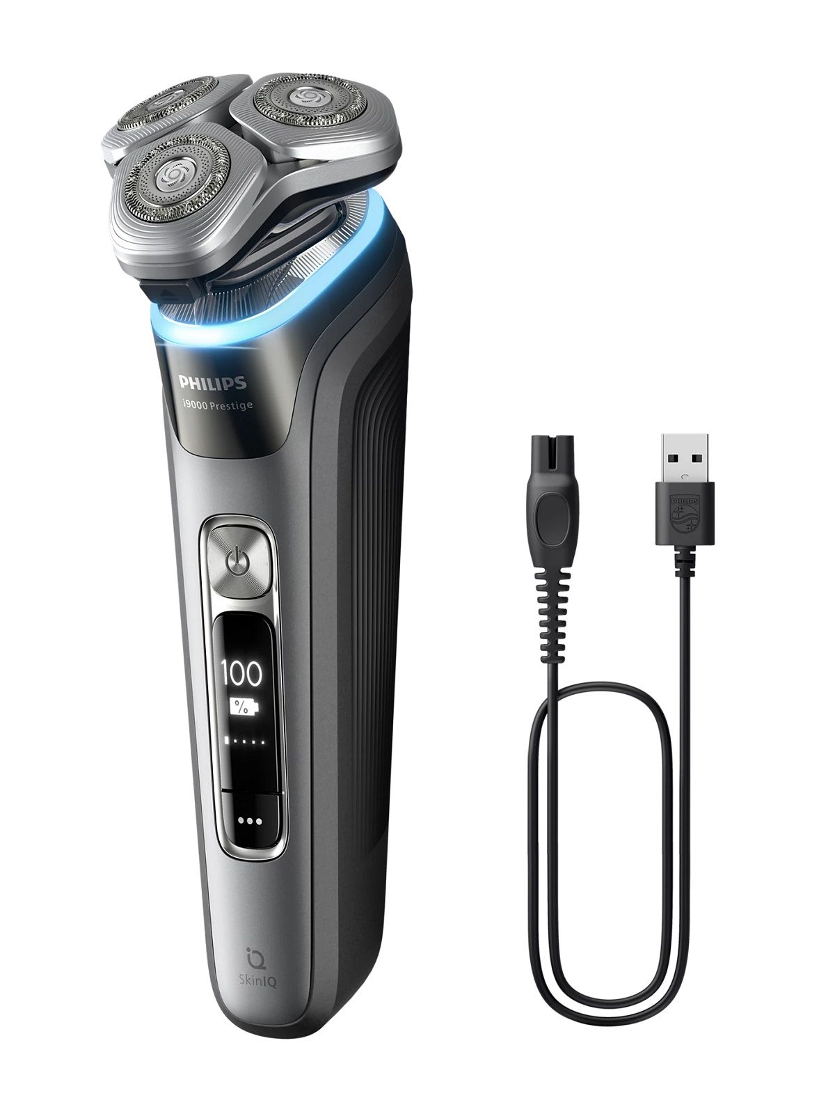 Электробритва Philips XP9202/10, серебристый/черный