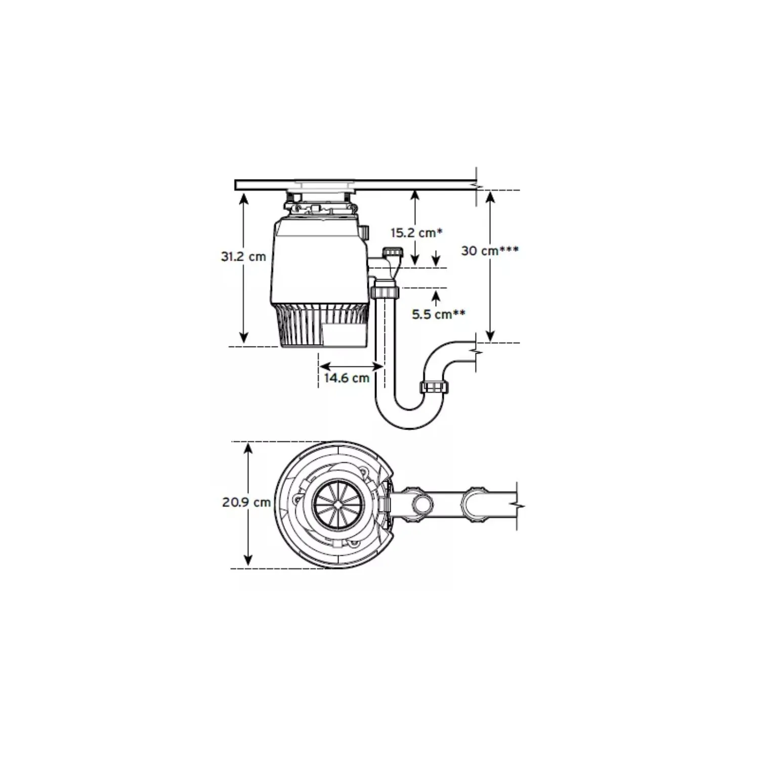 Измельчитель пищевых отходов InSinkErator Evolution Plus 750 SR