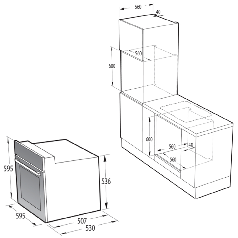 Духовой шкаф электрический Gorenje BO6737E03AWGN, белый