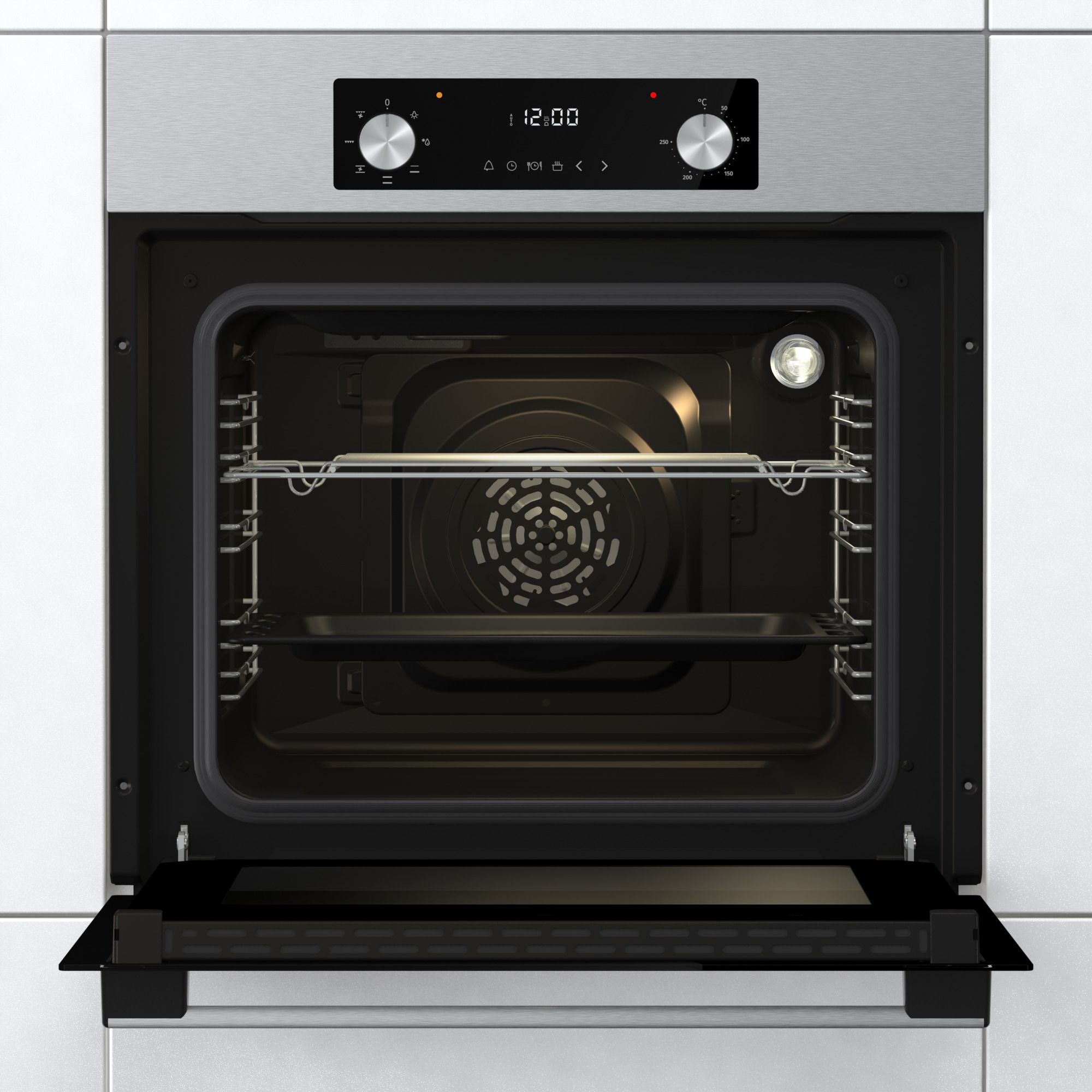 Духовой шкаф электрический Gorenje BO6635E01X, черный