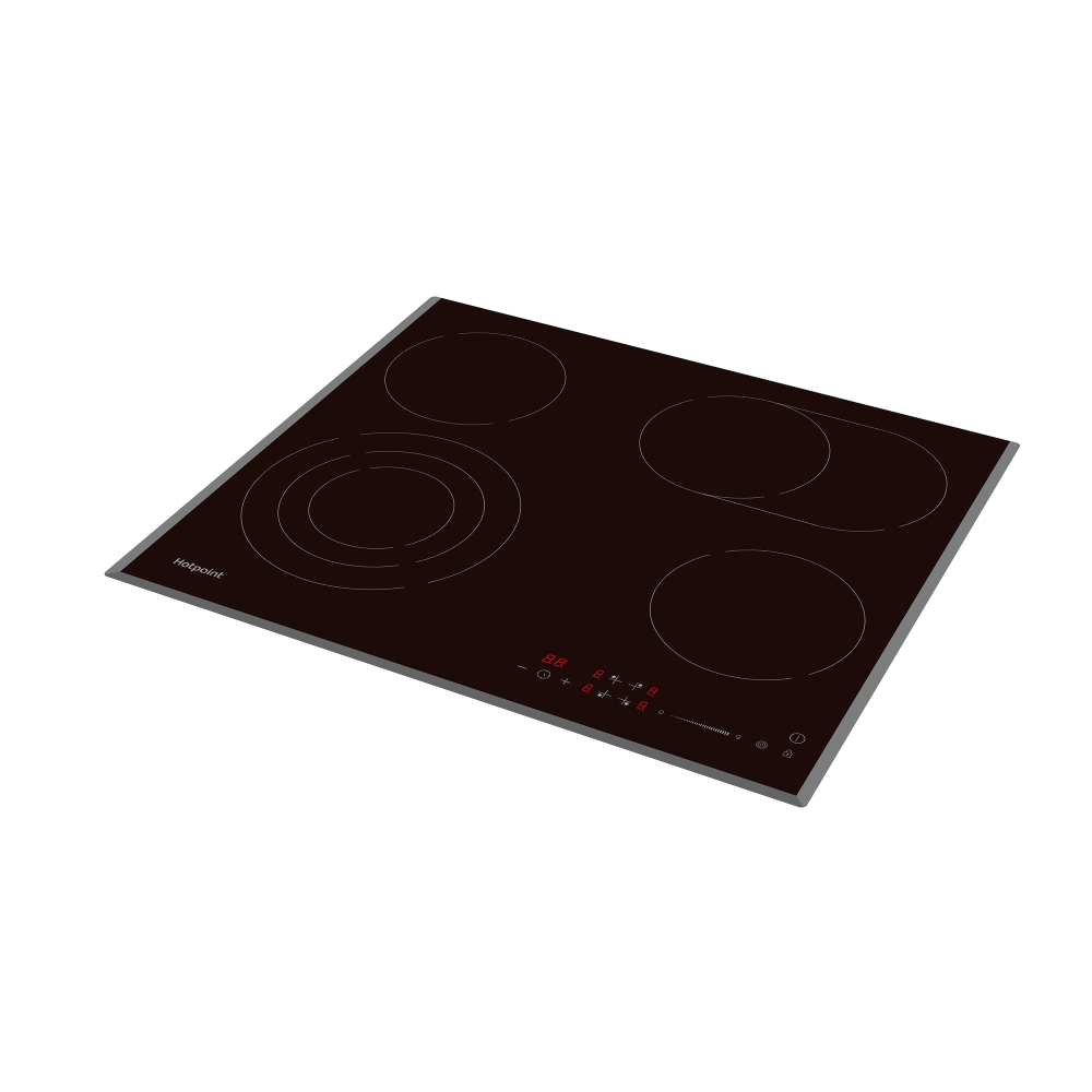 Варочная панель электрическая Hotpoint HR 6O6 BAS, черный