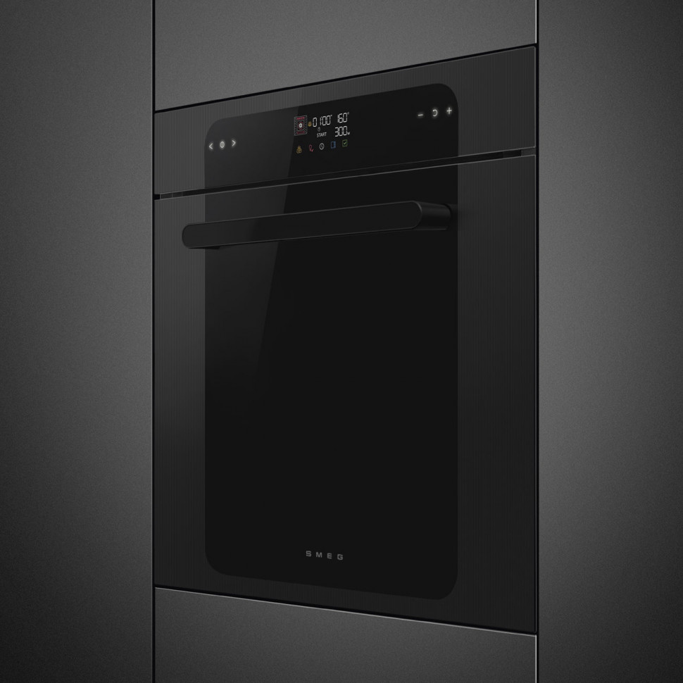 Духовой шкаф электрический Smeg SO6202M2B, черное стекло