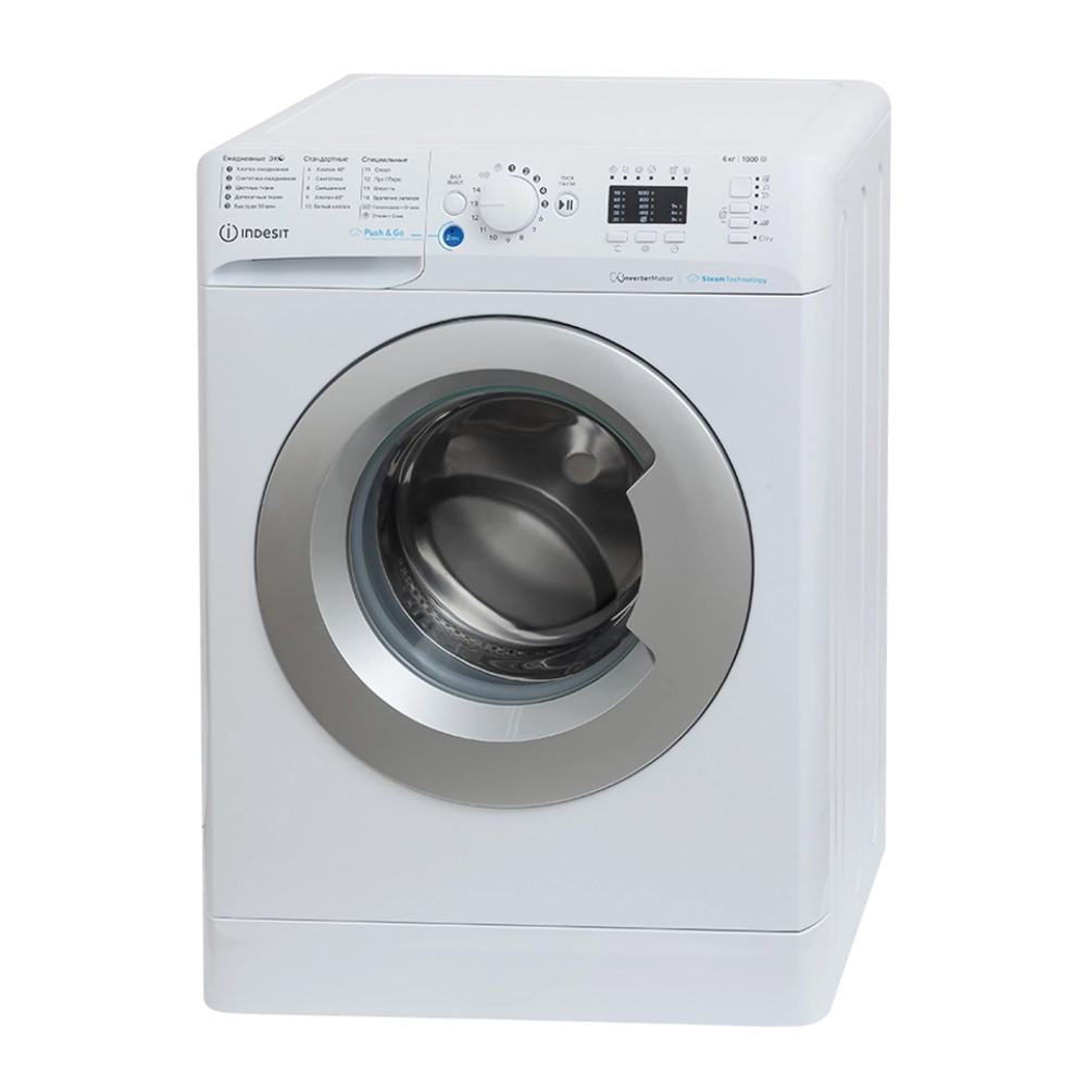 Стиральная машина Indesit BWSE 6109 WSV RU, белый
