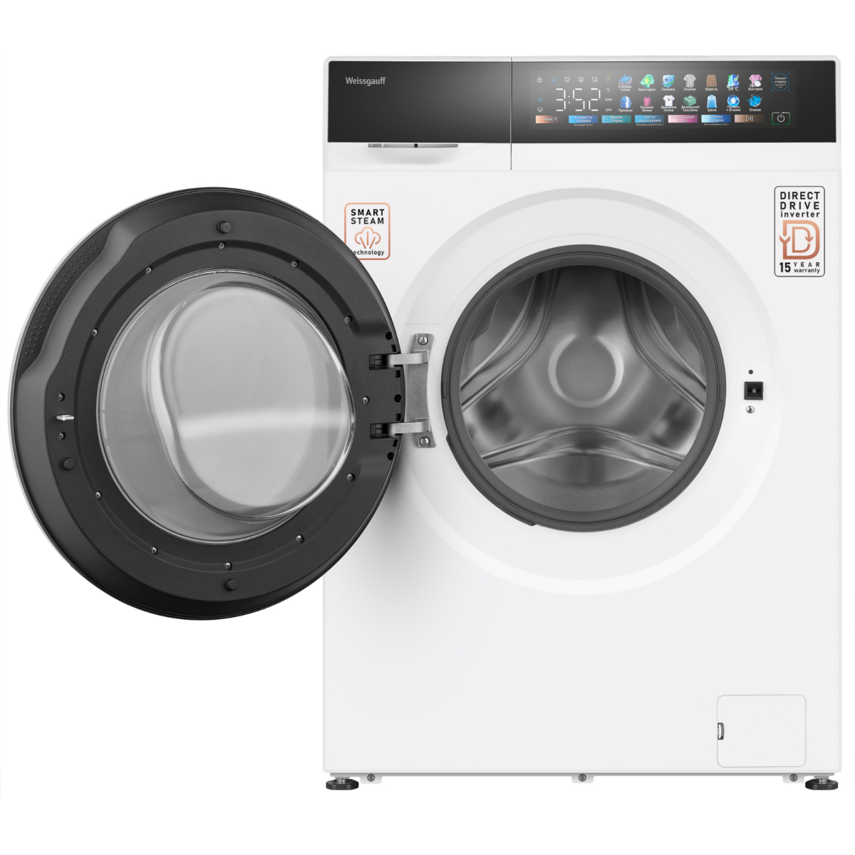 Стиральная машина Weissgauff WM 995 Direct Drive Touch Inverter Steam, белый