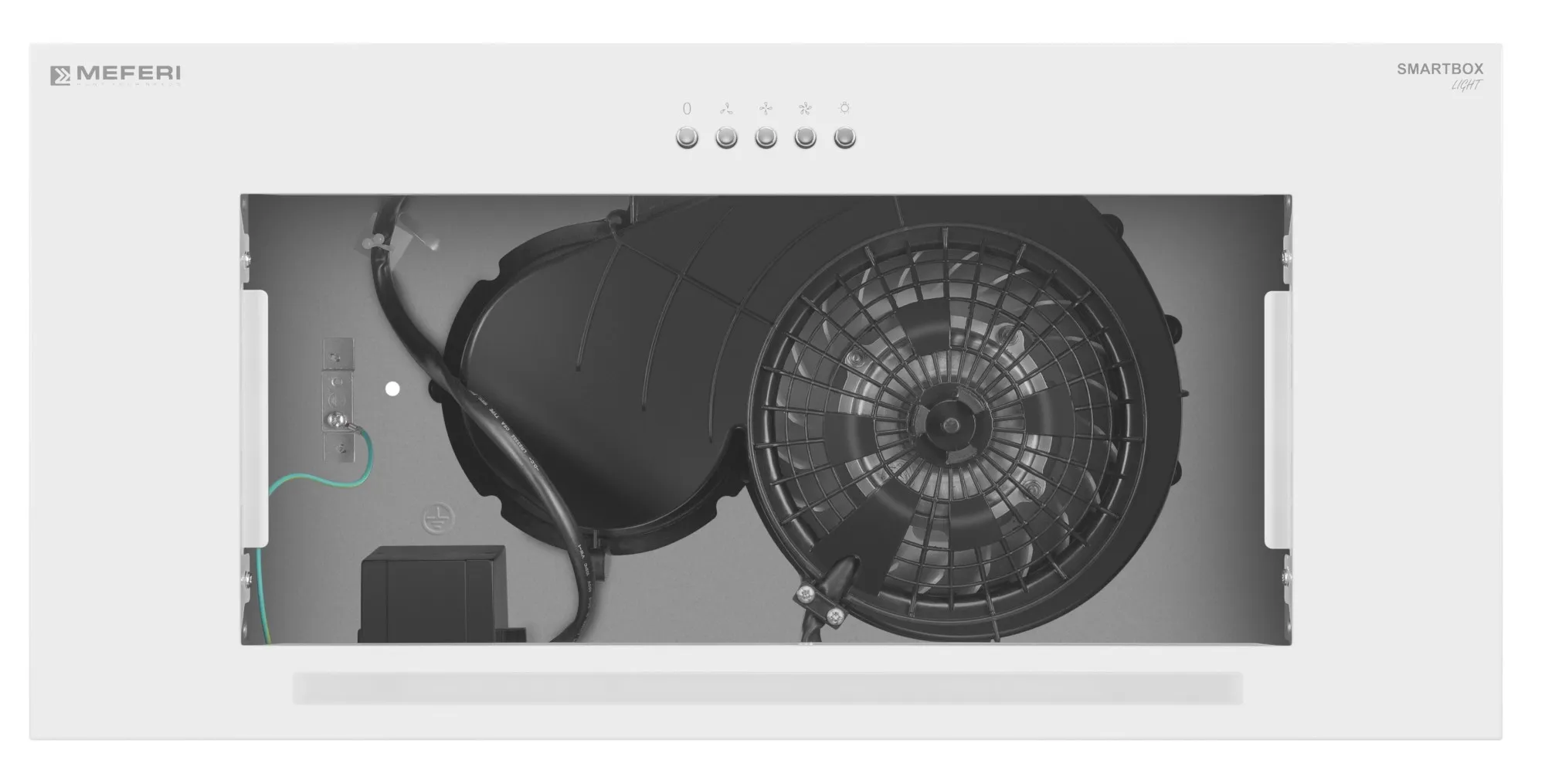 Вытяжка встраиваемая Meferi SMARTBOX60WH LIGHT, белый