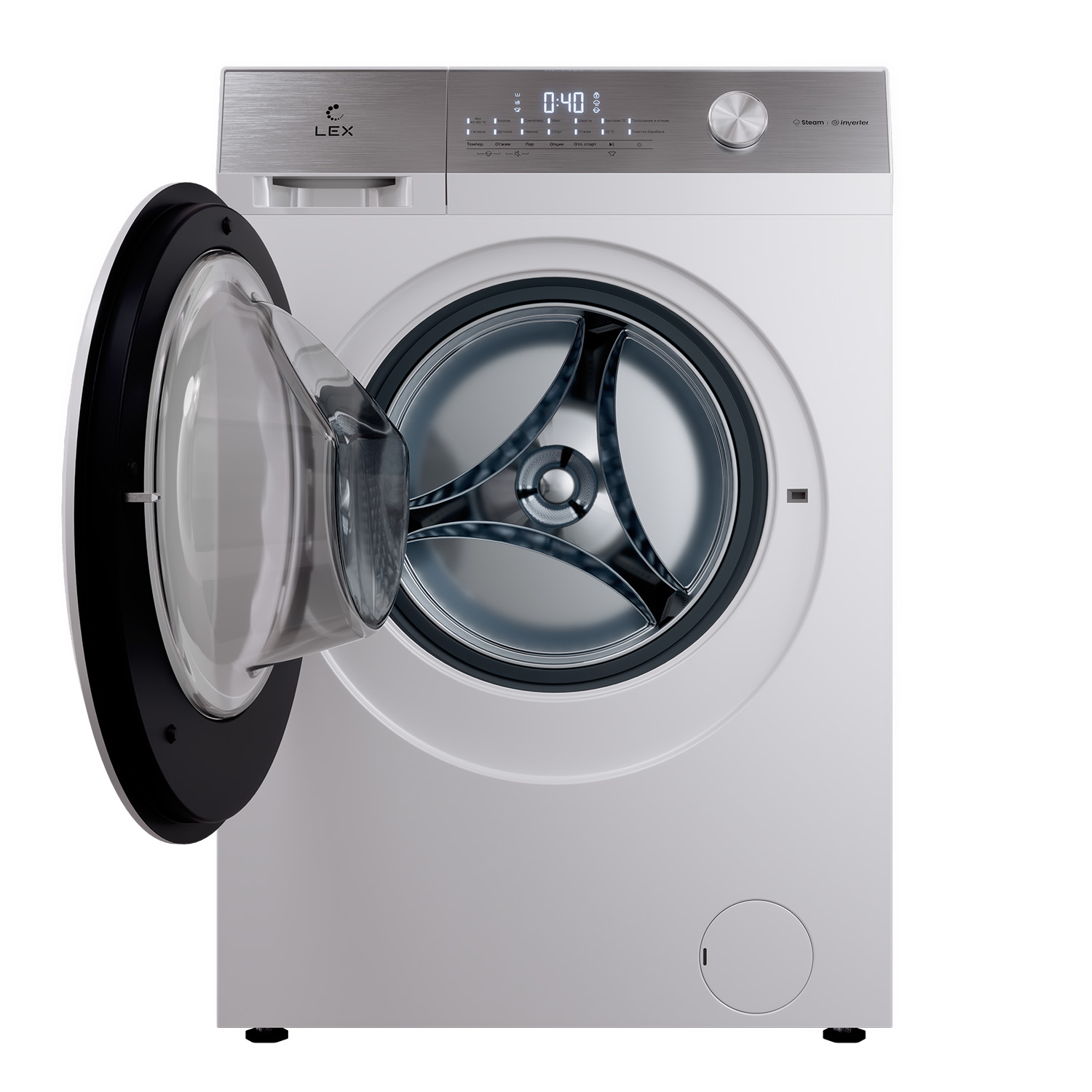 Стиральная машина LEX LWM07014WHID duo, белый