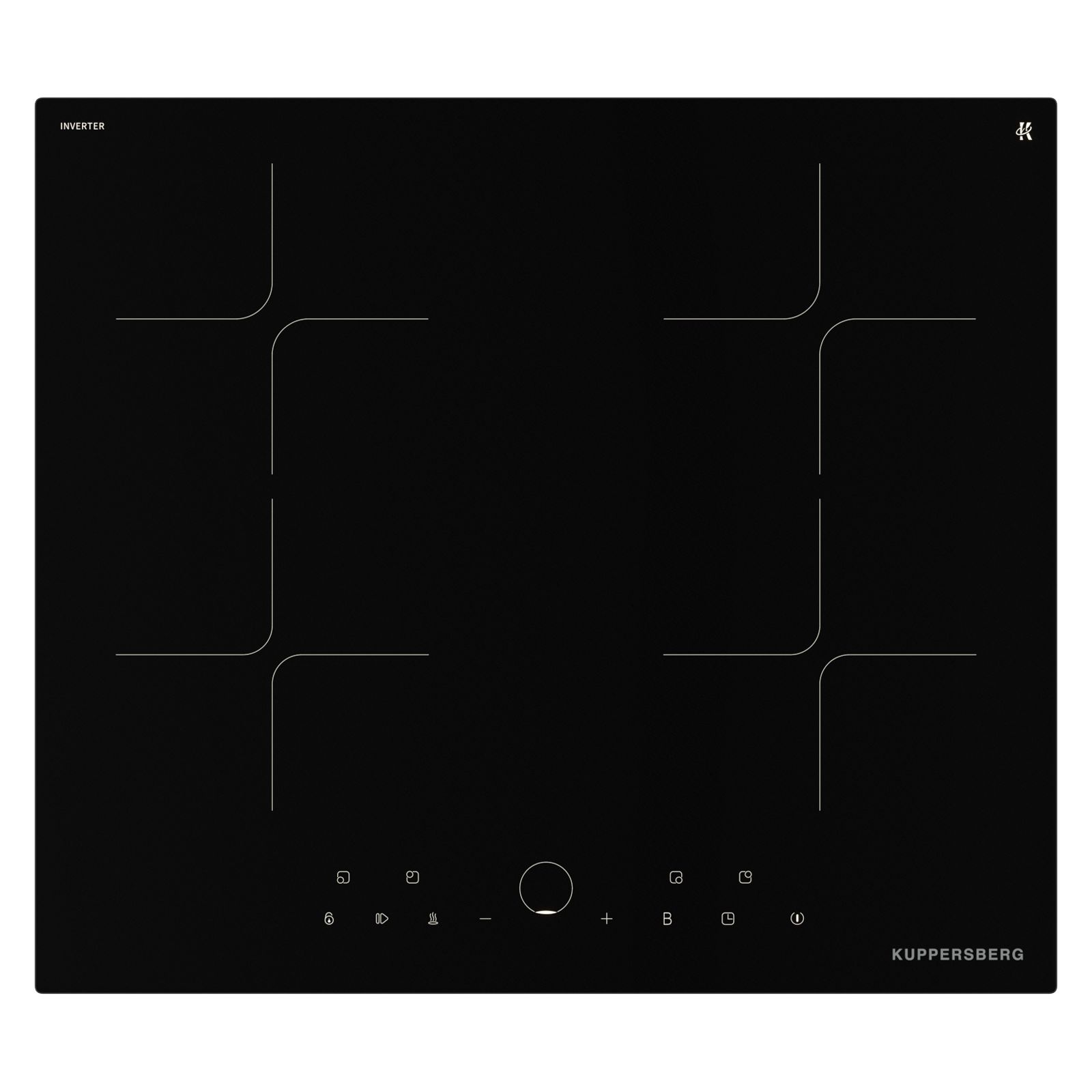 Варочная панель индукционная Kuppersberg ICI 608 Black R, черный