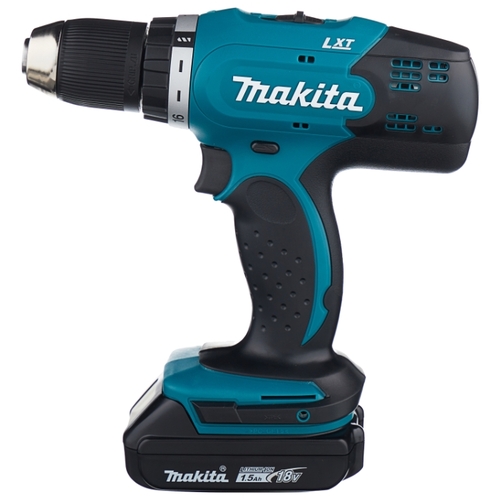 Дрель-шуруповерт аккумуляторная Makita DDF453SYE Li-Ion 1.5 А·ч 18 В х2 кейс 42 Н·м