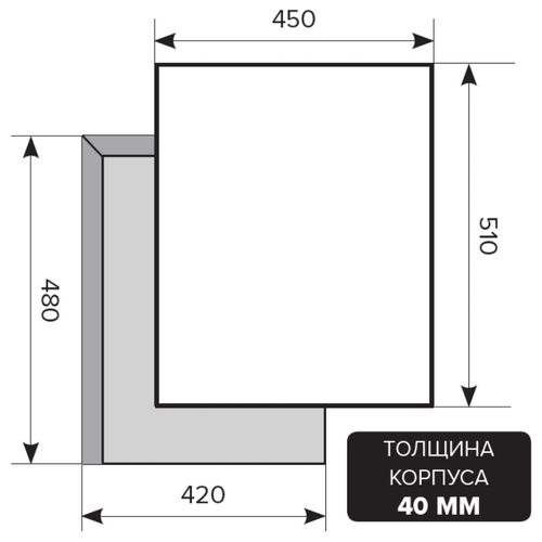 Варочная панель газовая LEX GVG 430 BL, черный