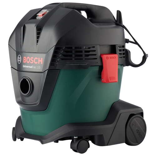 Пылесос строительный Bosch UniversalVac 15 (06033D1100), зеленый