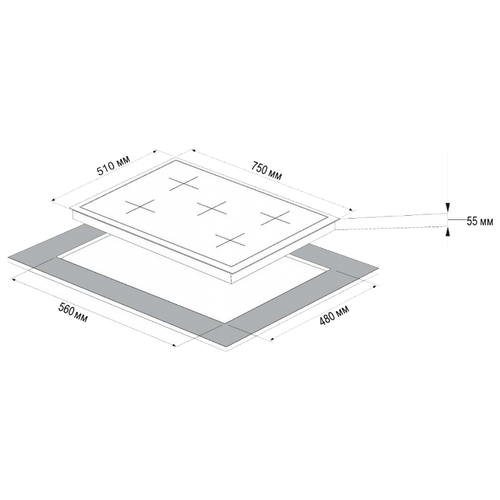 Варочная панель Korting HG 797 CTX