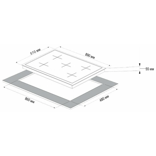 Варочная панель Korting HG 997 CTX