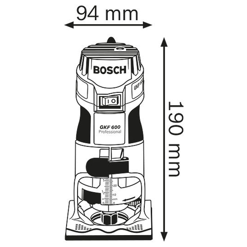 Фрезер BOSCH GKF 600 Professional 0.601.60A.100