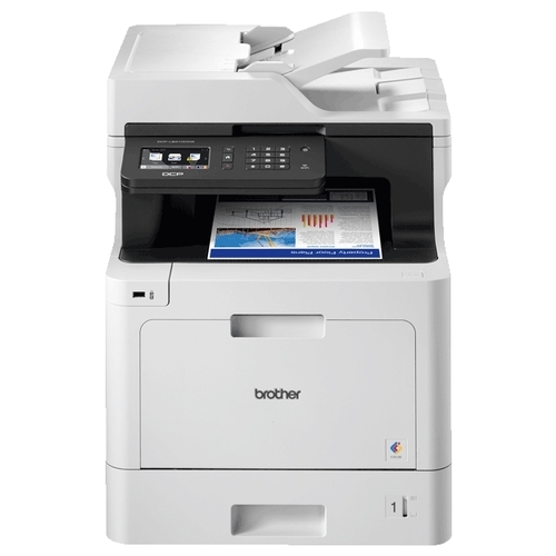 МФУ лазерное Brother DCP-L8410CDW, белый/черный