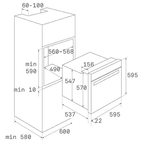 Духовой шкаф TEKA HSB 610 WH