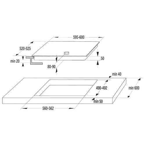 Варочная панель электрическая Gorenje EC642CLB, черный