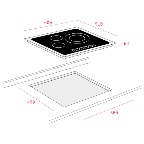 Варочная панель TEKA TZ 6315