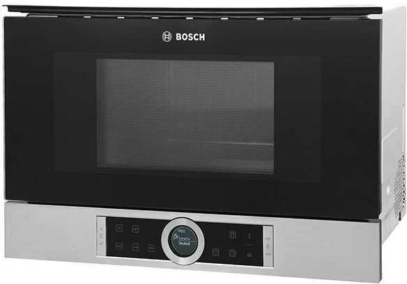 Микроволновая печь встраиваемая Bosch BFL634GS1, черный/серебристый